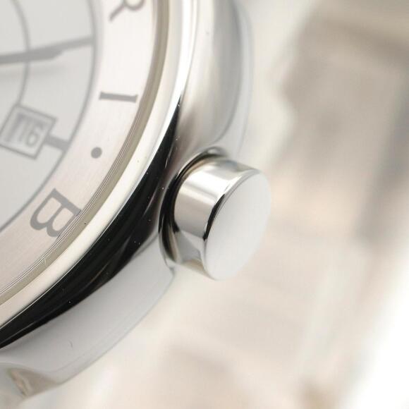 Bulgari BVLGARI Solo Tempo Watch, Stainless Steel, Women's, White (ST29S) - Picture 6 of 13